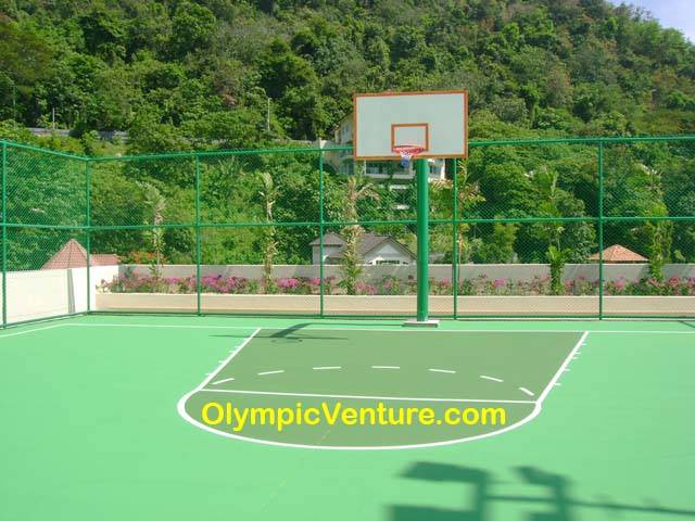 Half Basketball Court for Bukit Jambul Condominium, Penang.