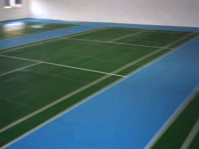 3 badminton courts using Olymflex Rubberized Floor for Kepong Sentral Condominium