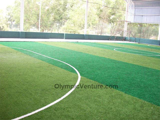 Another View of Shah Alam Extreme Park Futsal Centre's 2 toned Tiger Turf, 4 courts