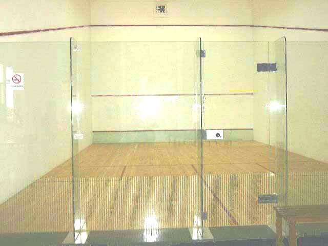 squash courts upgrade glass door lock ellis pearson