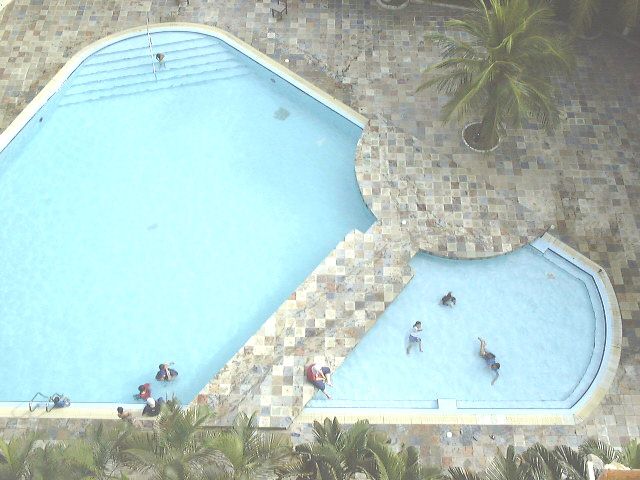 adult swimming and children's wading pool in Batu Ferringhi, Penang